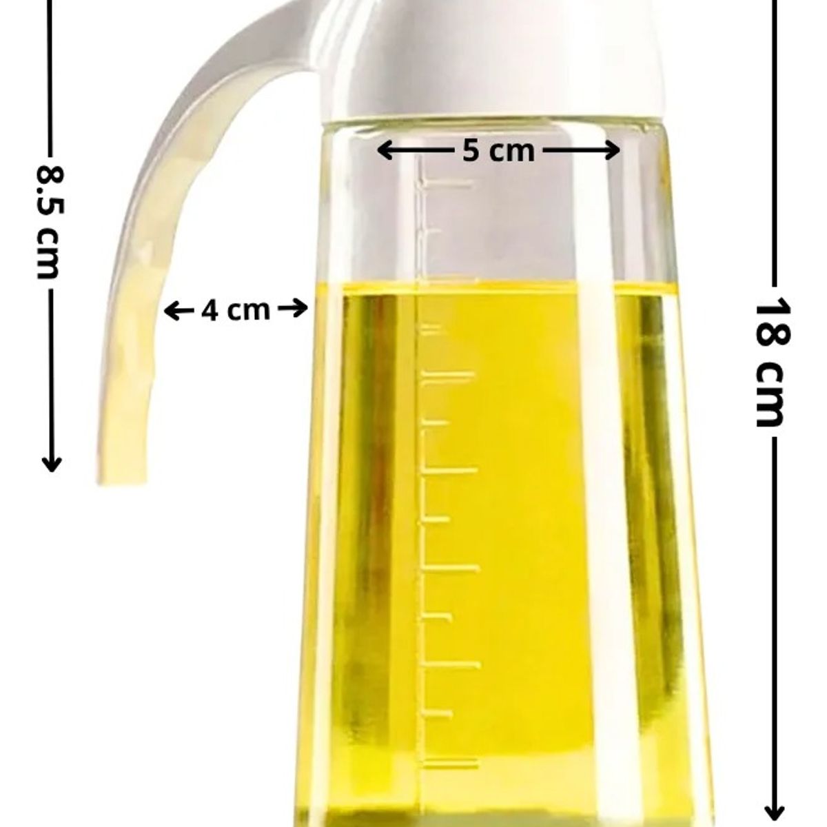 GENERICO - Vinagrera Alcusa De Vidrio Vinagrera Dispensador De Vinagre