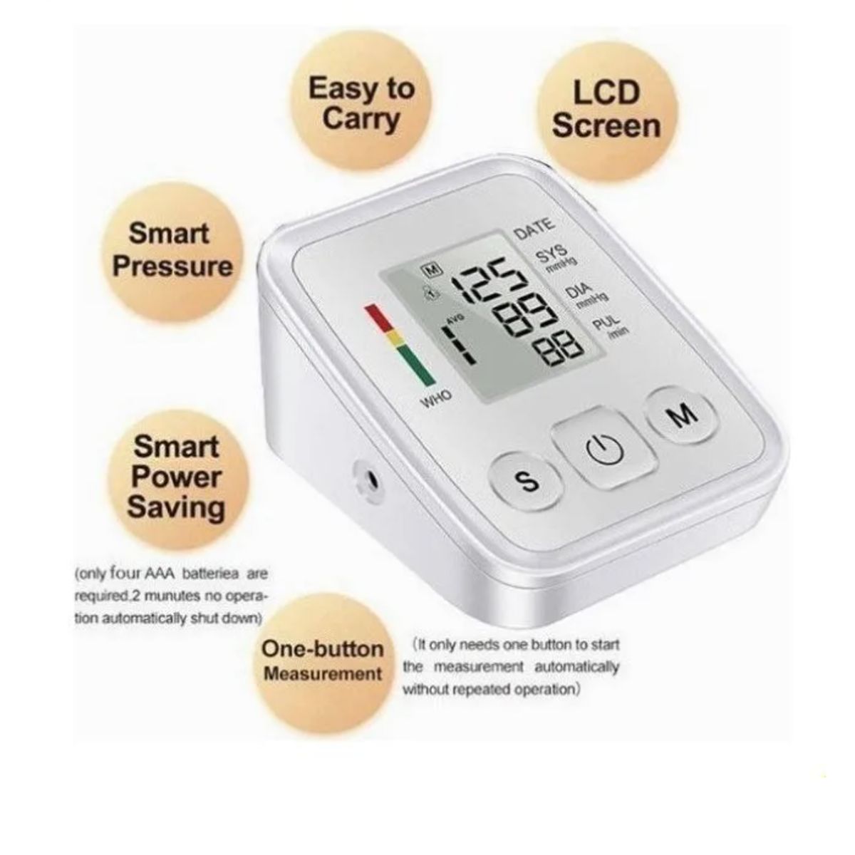 IRM - Monitor De Presión Arterial Digital Automático Arm Style Blanco