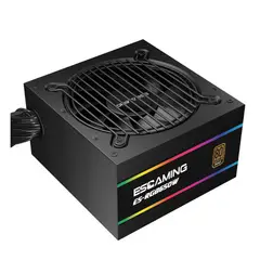 GENERICO - Fuente de Poder ESGAMING ES-RGB650W 80Plus Bronze, ATX