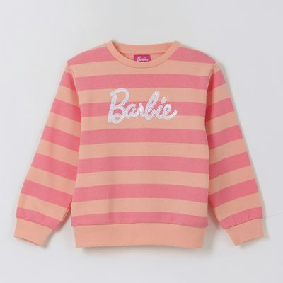 Imagen 1 del producto Polerón Cerrado Niña Rayas Rosado