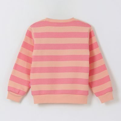 Imagen 2 del producto Polerón Cerrado Niña Rayas Rosado