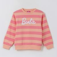 Polerón Cerrado Niña Rayas Rosado