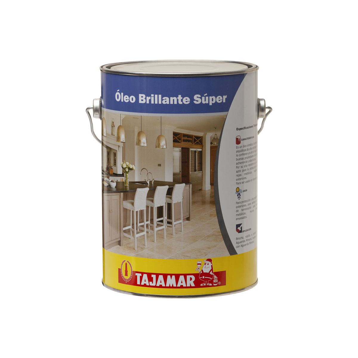 TAJAMAR - Óleo Brillante Super Negro Tajamar Galón
