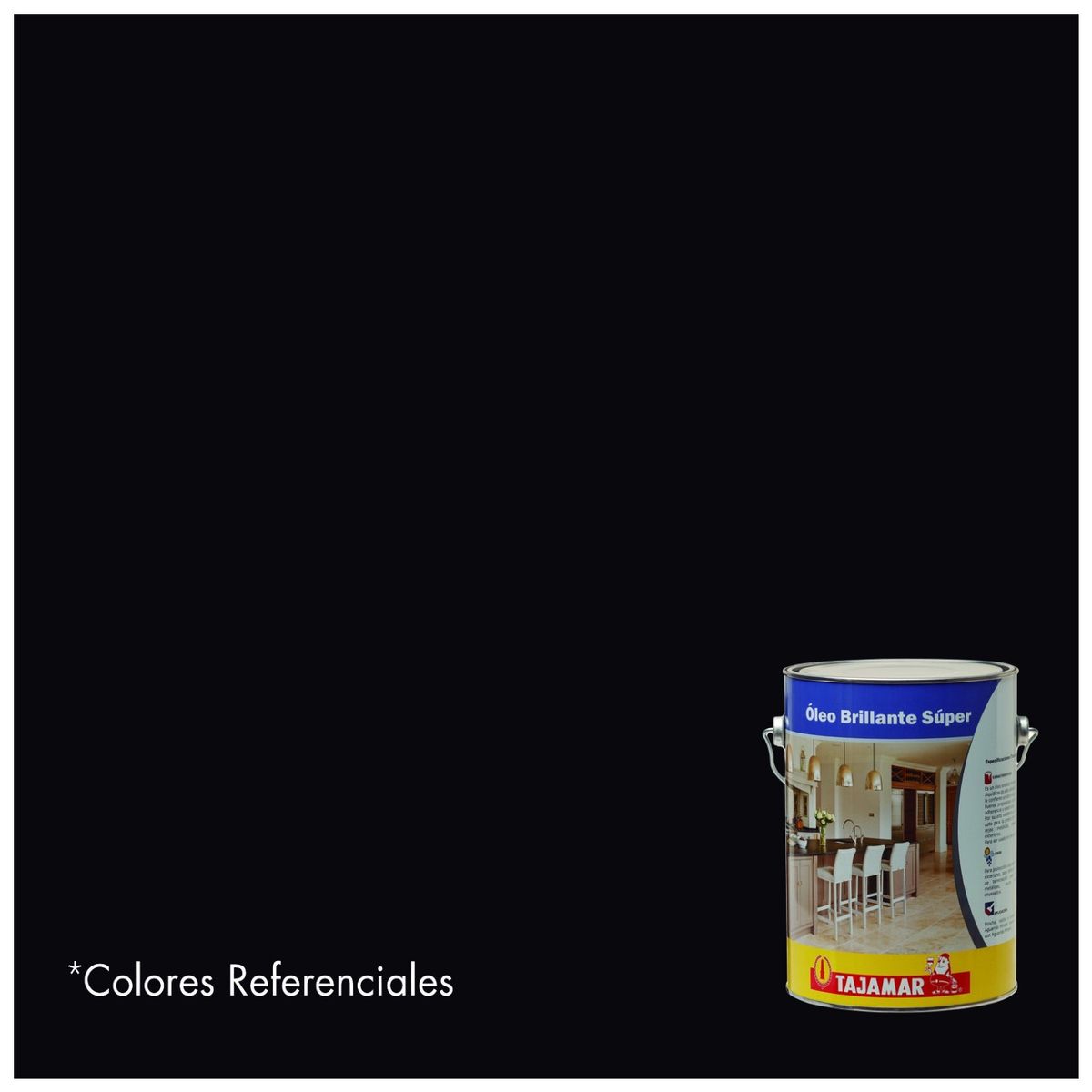 TAJAMAR - Óleo Brillante Super Negro Tajamar Galón
