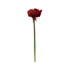 COREL - Amaryllis Roja 68cm Artificial - Estilo Natural para Interiores y Vitrinas