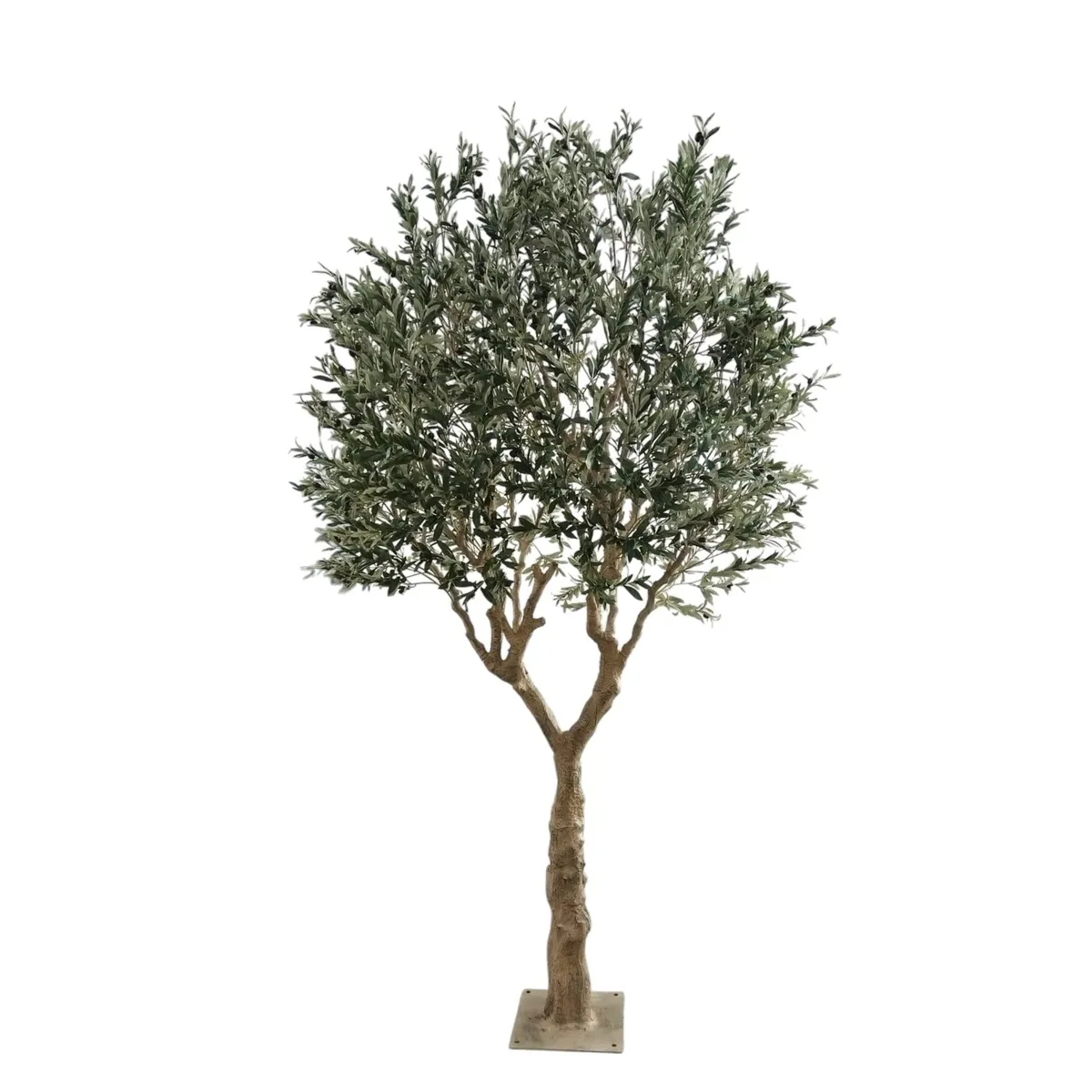 COREL - Árbol Artificial de Olivo 3 metros Artificial - Estilo Natural para Interiores y Vitrinas