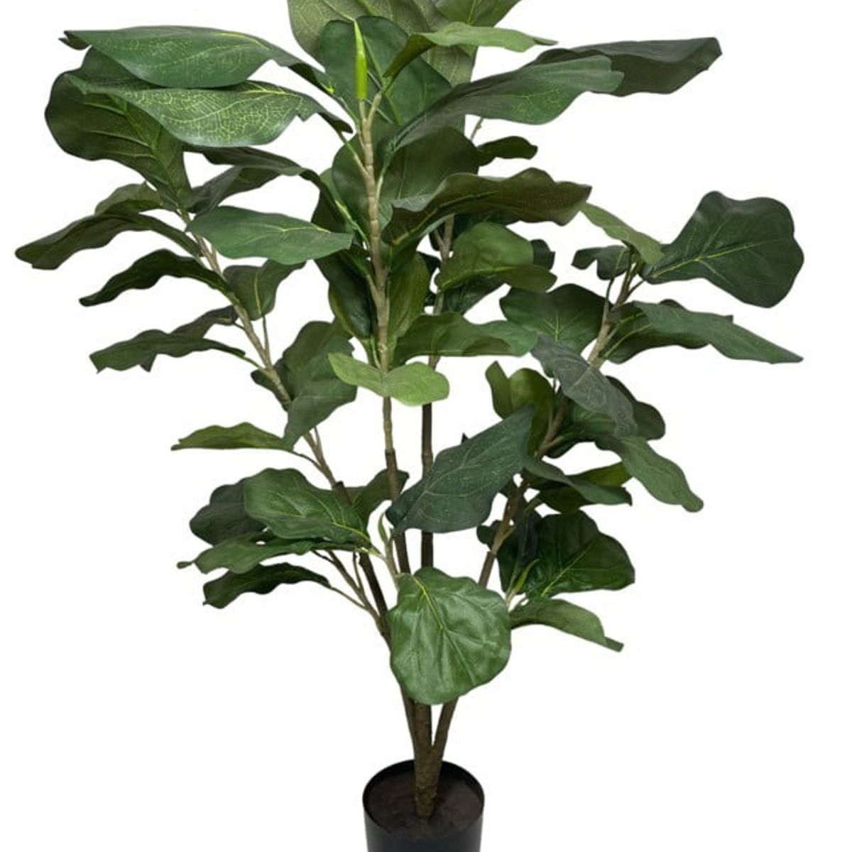 COREL - Árbol Artificial Ficus Lyrata 90cm Artificial - Estilo Natural para Interiores y Vitrinas