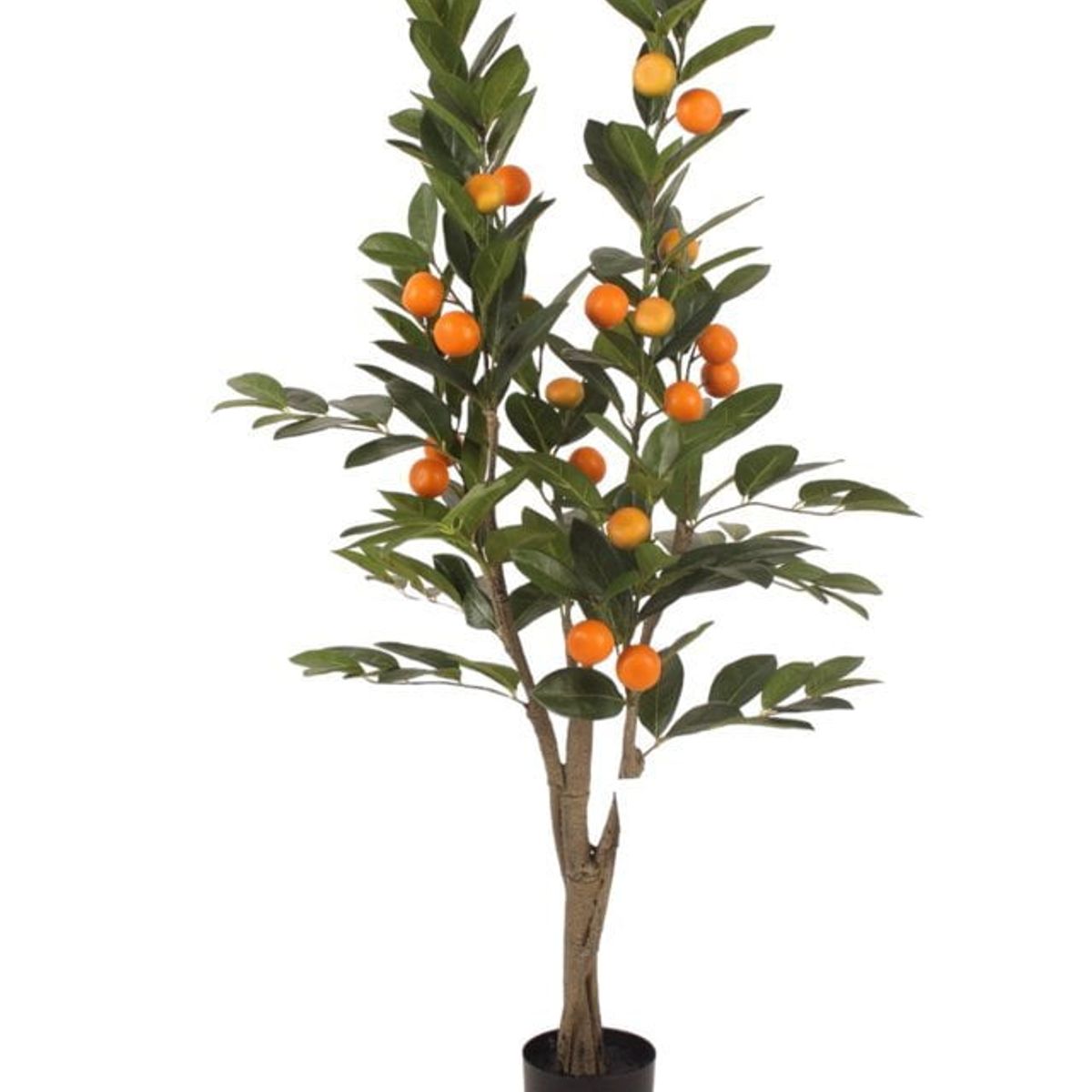 COREL - Árbol Artificial Mandarino 120cm Artificial - Estilo Natural para Interiores y Vitrinas