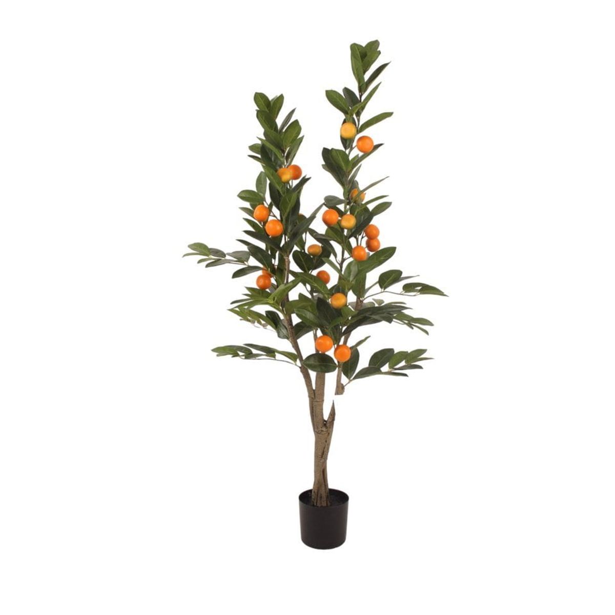 COREL - Árbol Artificial Mandarino 120cm Artificial - Estilo Natural para Interiores y Vitrinas