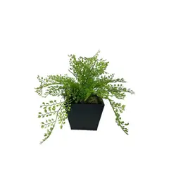 COREL - Arreglo De Helecho Adiantum 35cm Artificial - Estilo Natural para Interiores y Vitrinas