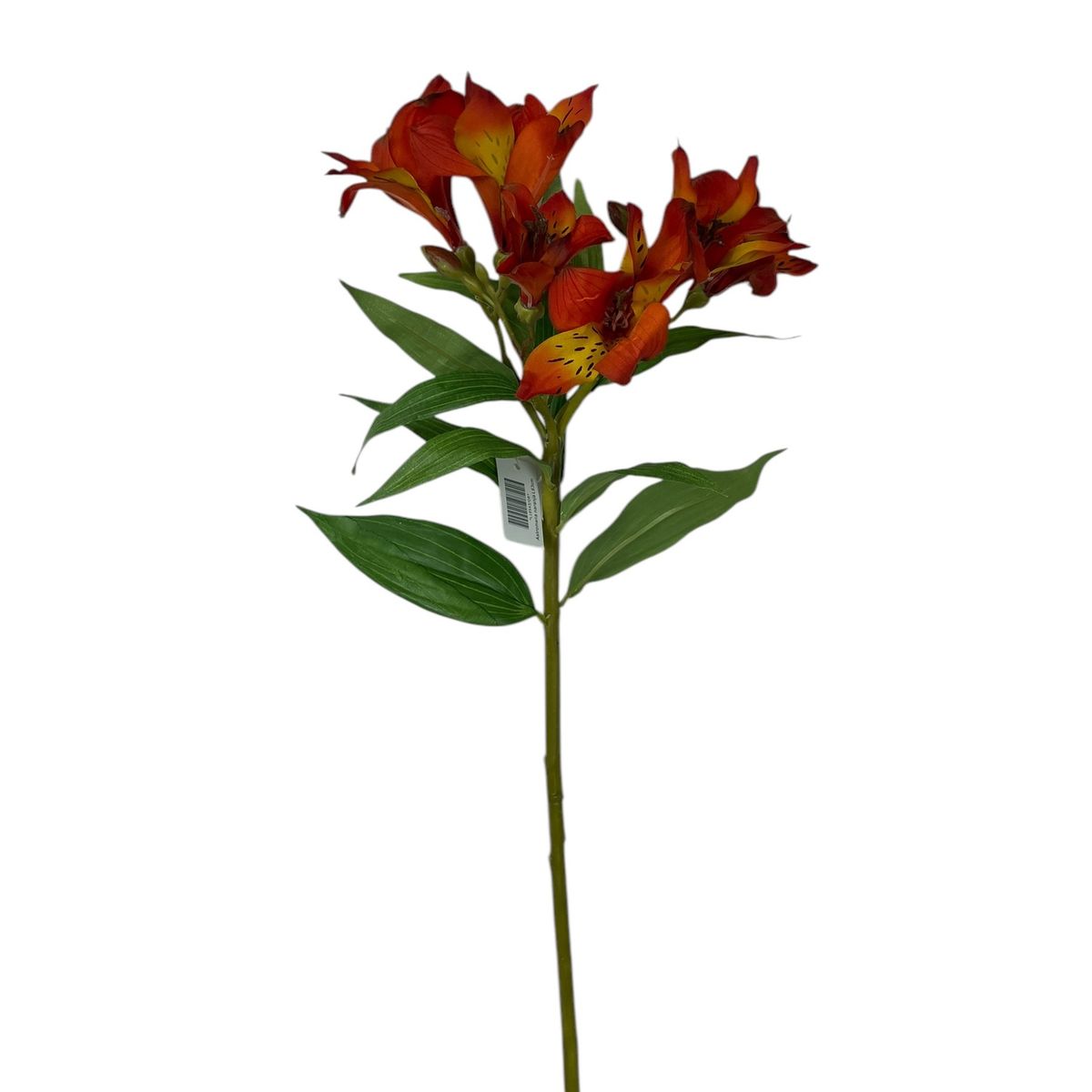 COREL - Astromelia Naranja de 63 cm Artificial - Estilo Natural para Interiores y Vitrinas