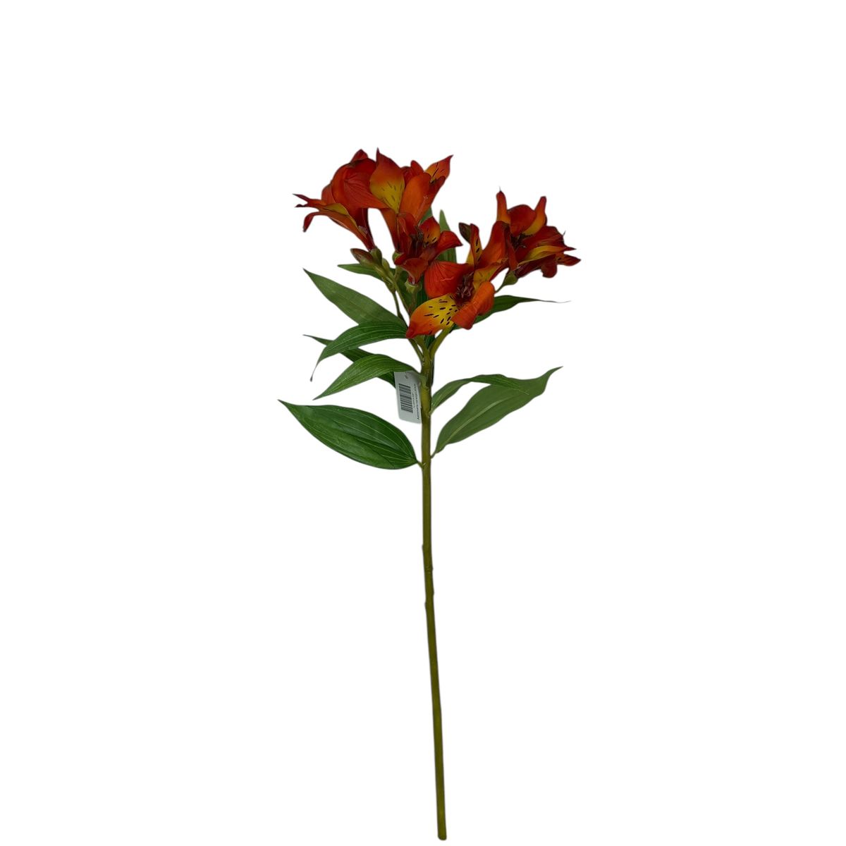 COREL - Astromelia Naranja de 63 cm Artificial - Estilo Natural para Interiores y Vitrinas