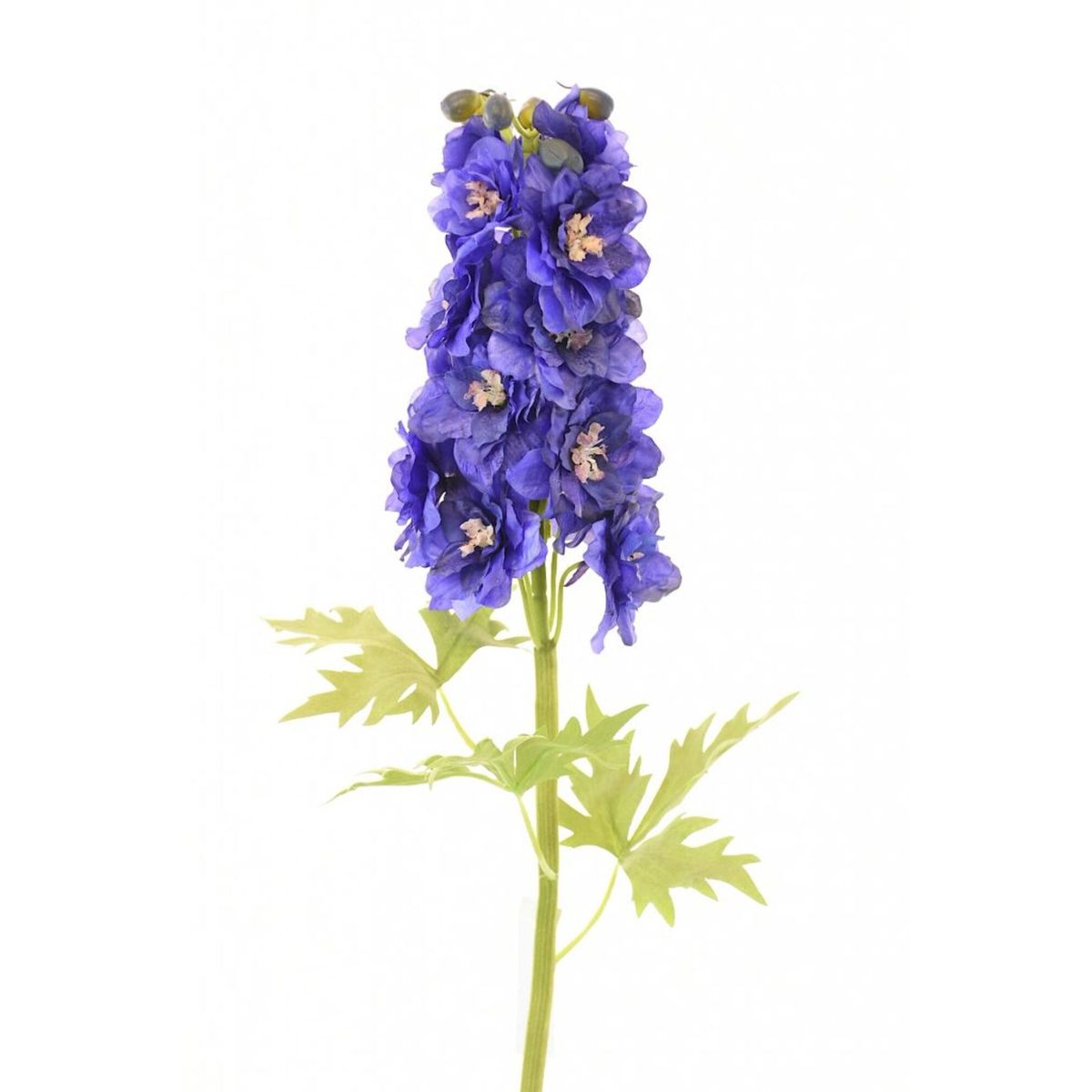 COREL - Delphinium Azul 94cm Artificial - Estilo Natural para Interiores y Vitrinas
