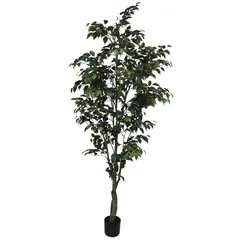 COREL - Ficus Clásico 210cm Artificial - Estilo Natural para Interiores y Vitrinas
