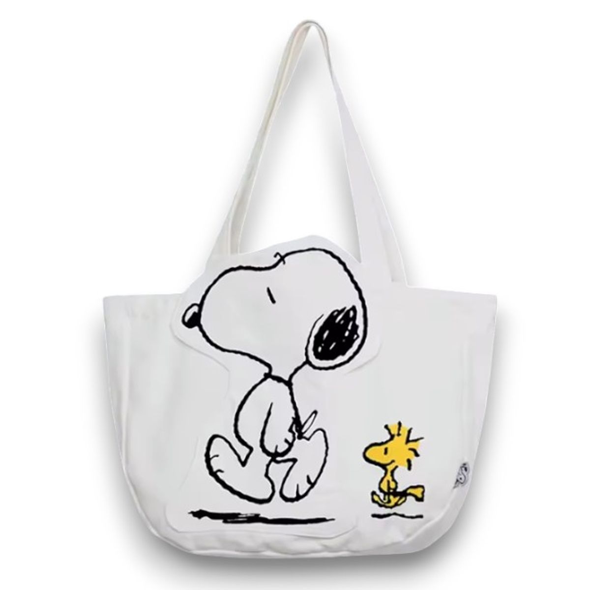 GENERICO - Cartera Bolso De Lona Snoopy Con Cierre (35 X 29 Cm)