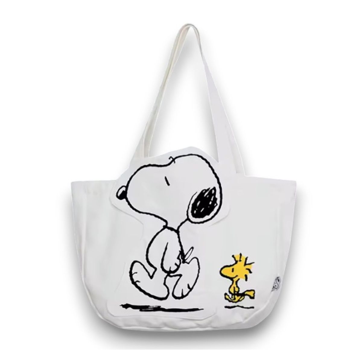GENERICO - Cartera Bolso De Lona Snoopy Con Cierre (35 X 29 Cm)