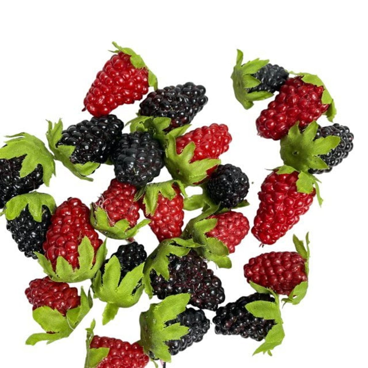 COREL - Frambuesas y moras Artificial Artificial - Estilo Natural para Interiores y Vitrinas