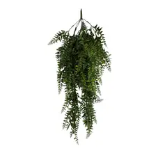 COREL - Helecho Colgante 69 cm UV Artificial - Estilo Natural para Interiores y Vitrinas