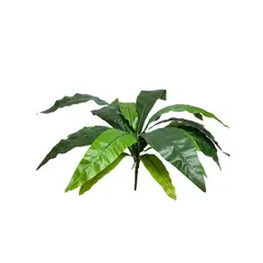 COREL - Helecho Nido De Pájaro 53cm Artificial - Estilo Natural para Interiores y Vitrinas