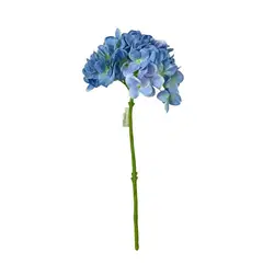 COREL - Hortensia Celeste 45cm Artificial - Estilo Natural para Interiores y Vitrinas