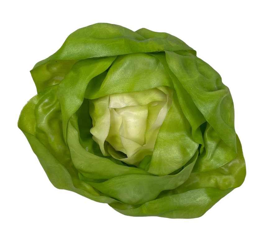 Lechuga Espanola 16cm Artificial - Estilo Natural para Interiores y Vitrinas