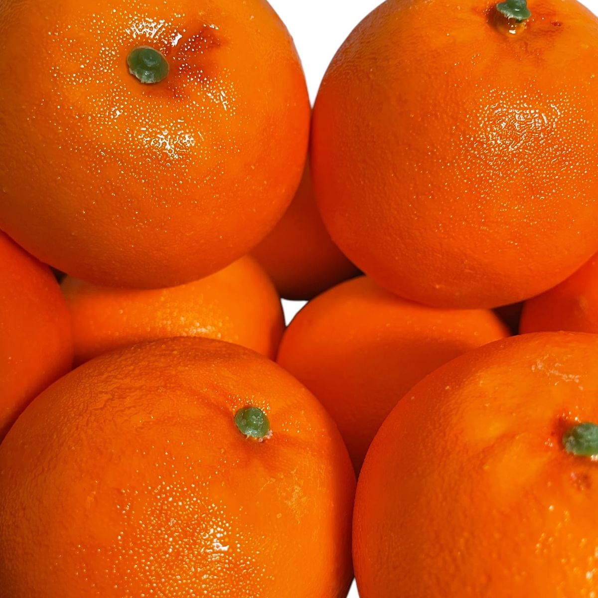 COREL - Naranjas Artificial Grande Artificial - Estilo Natural para Interiores y Vitrinas