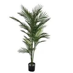 COREL - Palmera Robeline 150cm UV Artificial - Estilo Natural para Interiores y Vitrinas