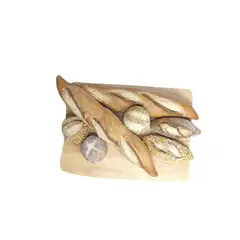 COREL - Pan Francés Baguette Decorativo Artificial - Estilo Natural para Interiores y Vitrinas