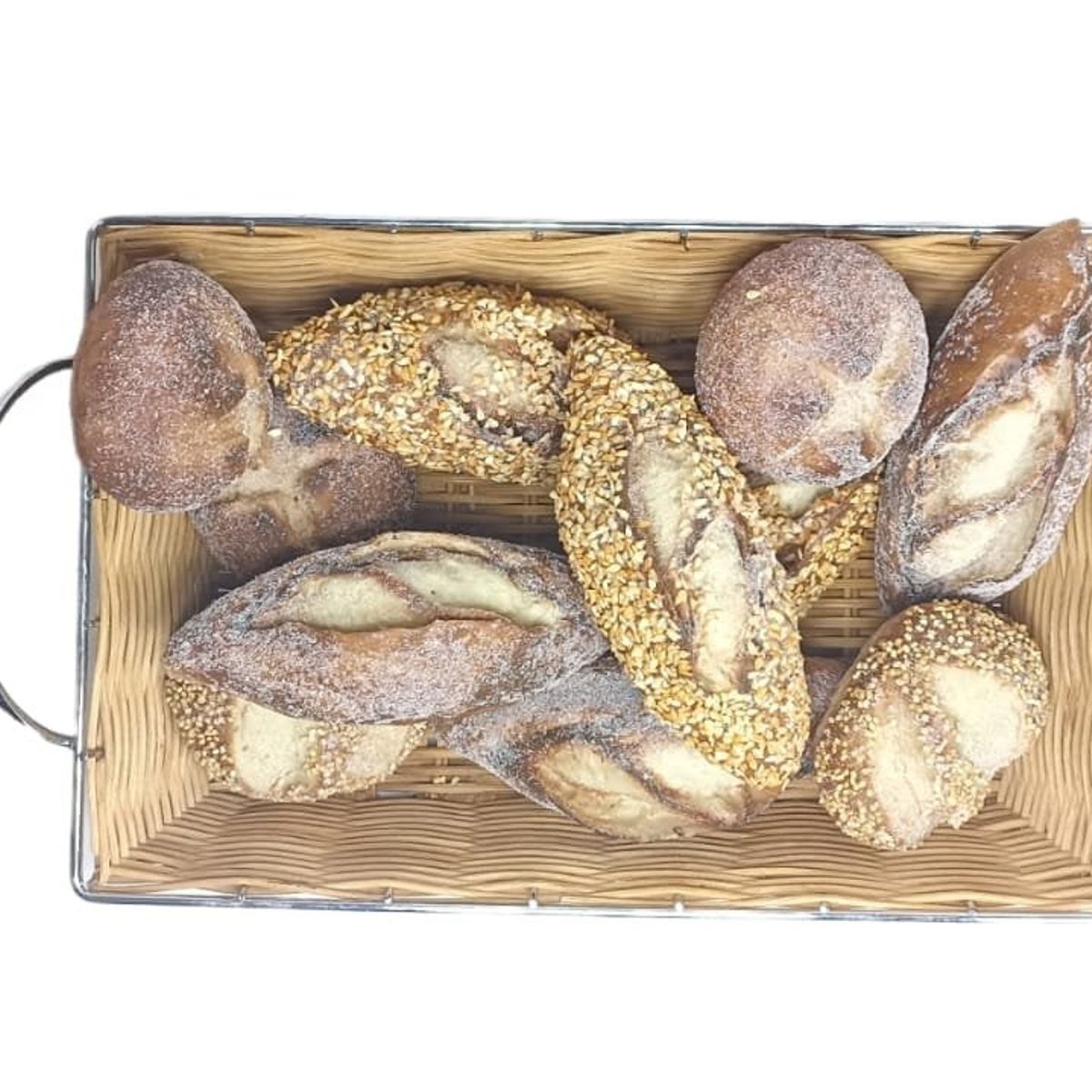 COREL - Pan Sésamo Decorativo Artificial - Estilo Natural para Interiores y Vitrinas