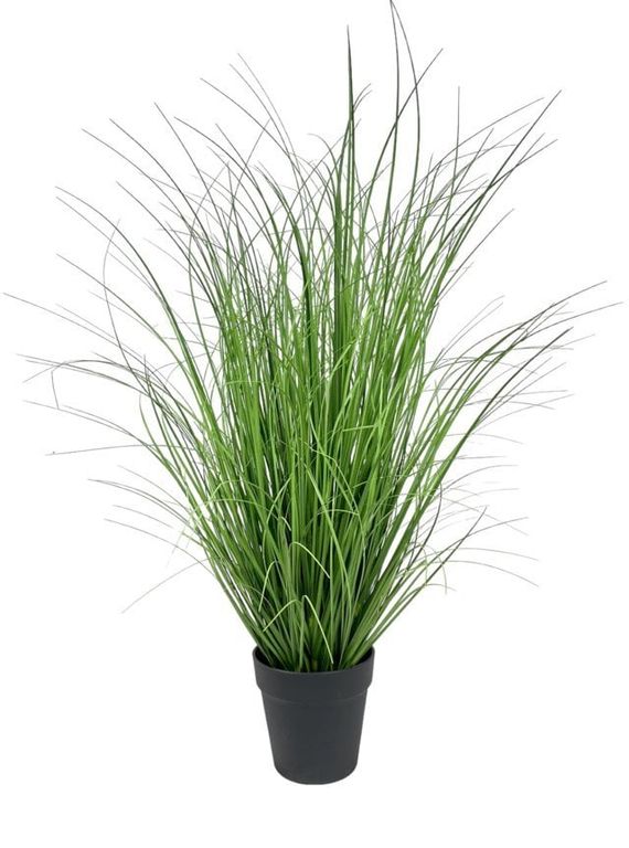 Pasto con Caida Verde 45cm Artificial - Estilo Natural para Interiores y Vitrinas