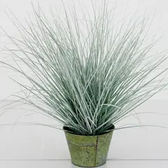 COREL - Pasto Con Caida Verde/Cafe 72cm Artificial - Estilo Natural para Interiores y Vitrinas