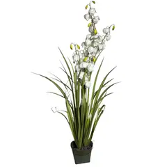 COREL - Pasto Flor Campana 91cm- Estilo Natural para Interiores y Vitrinas
