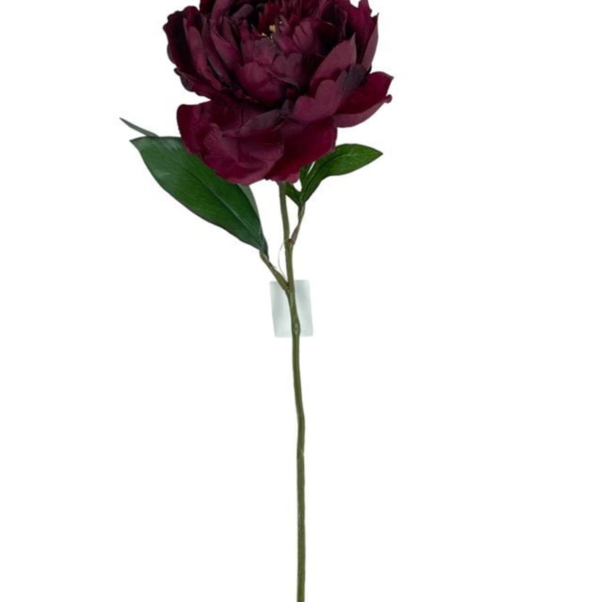 COREL - Peonía Burdeo Simple 45cm Artificial - Estilo Natural para Interiores y Vitrinas