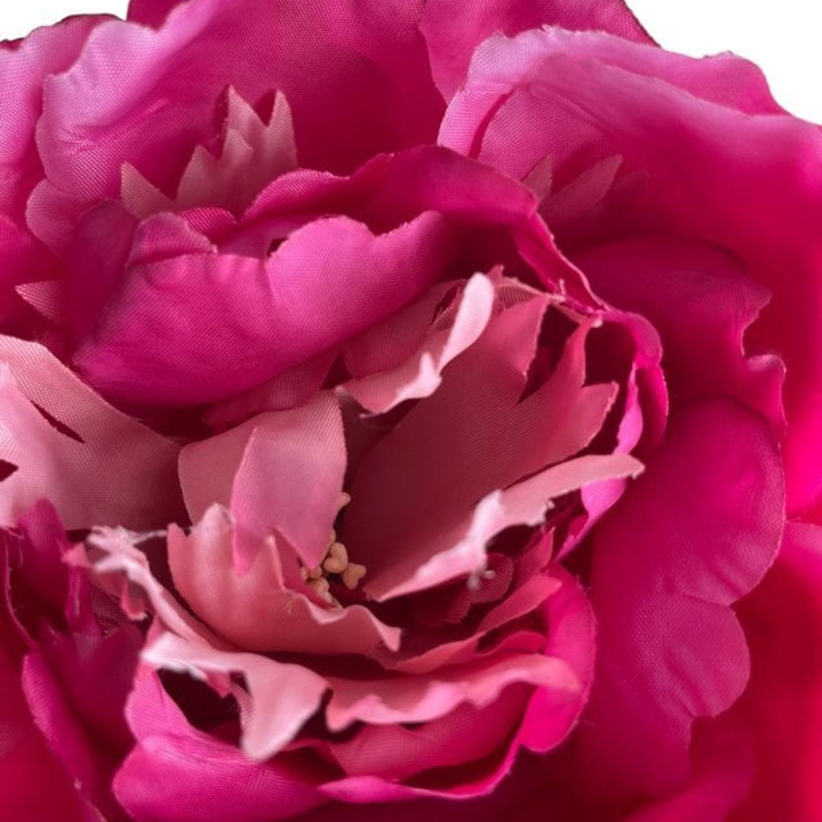 COREL - Peonía Fucsia Simple 45cm Artificial - Estilo Natural para Interiores y Vitrinas