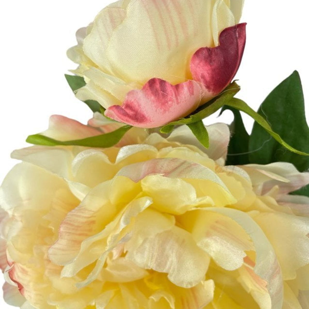 COREL - Peonía Rosa Clara Con Botón 54cm Artificial - Estilo Natural para Interiores y Vitrinas