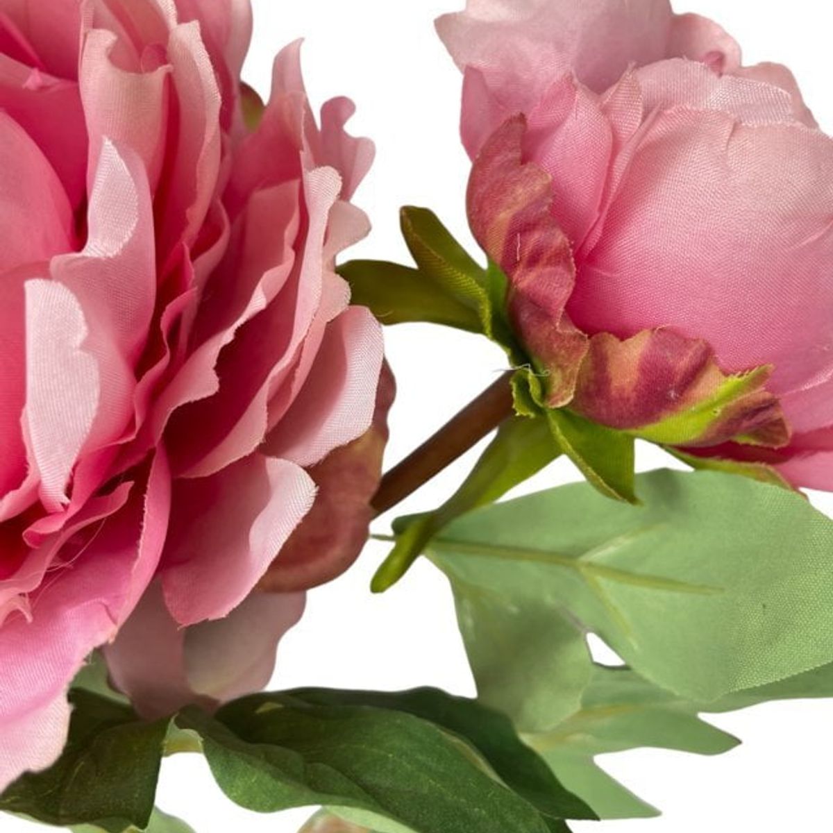 COREL - Peonia Rosa Con Botón 54cm Artificial - Estilo Natural para Interiores y Vitrinas