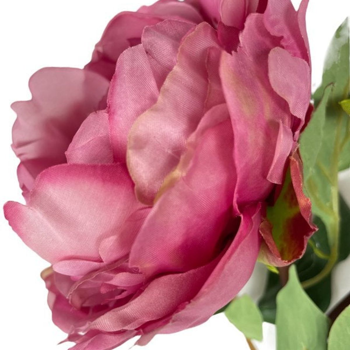 COREL - Peonía Rosa Oscuro Con Botón 54cm Artificial - Estilo Natural para Interiores y Vitrinas