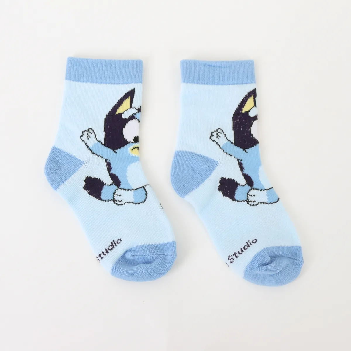 BLUEY - Tripack Calcetines Niño Celeste Rayas Bluey