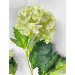 COREL - Rama Artificial Bola De Nieve 81cm Artificial - Estilo Natural para Interiores y Vitrinas