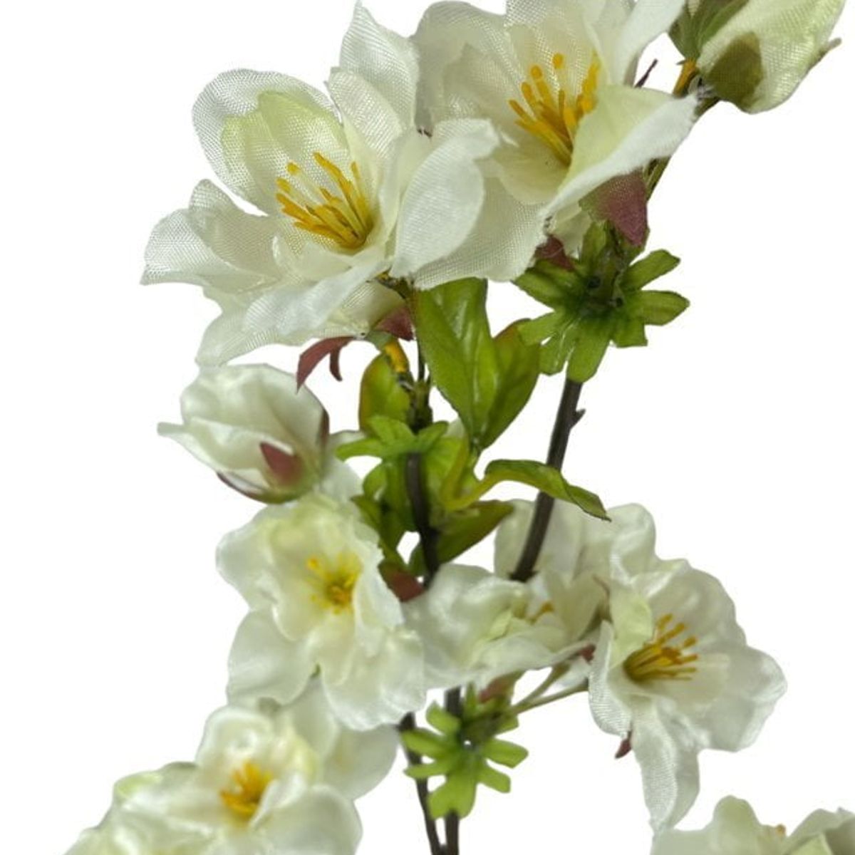 COREL - Rama Artificial Cerezo Blanca 90cm Artificial - Estilo Natural para Interiores y Vitrinas