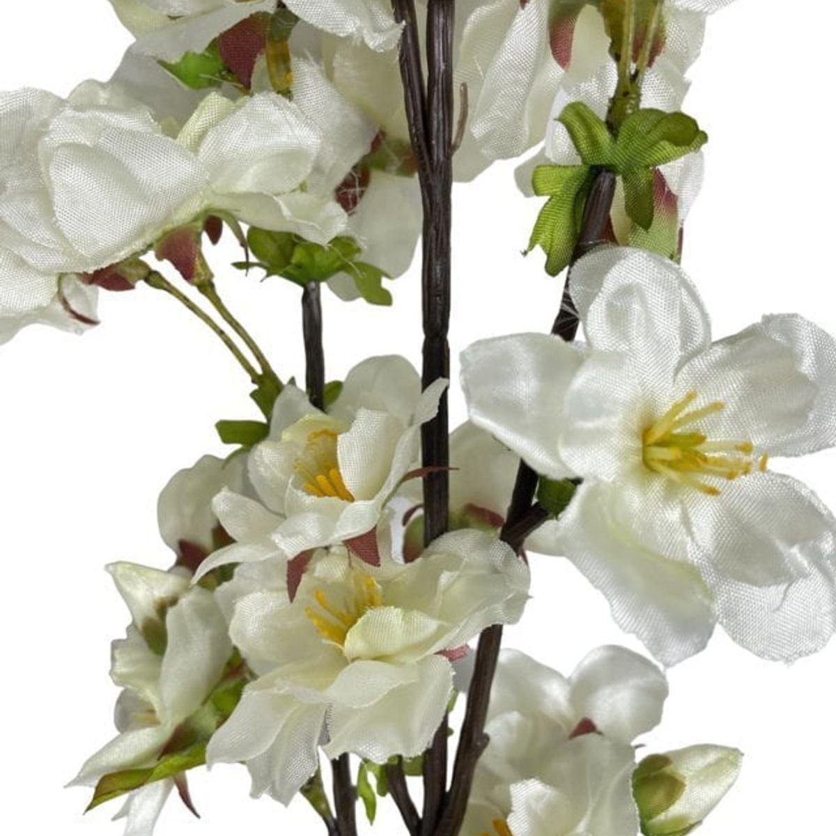 COREL - Rama Artificial Cerezo Blanca 90cm Artificial - Estilo Natural para Interiores y Vitrinas