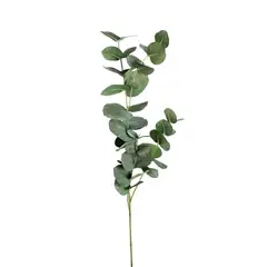 COREL - Rama Artificial de Eucalipto 79cm Artificial - Estilo Natural para Interiores y Vitrinas