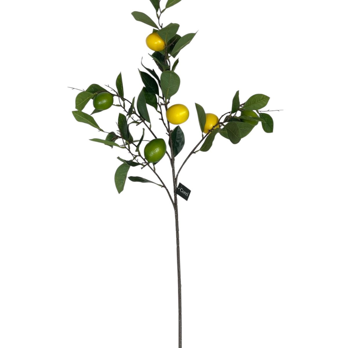 COREL - Rama Artificial de Limon Corel 95cm Artificial - Estilo Natural para Interiores y Vitrinas
