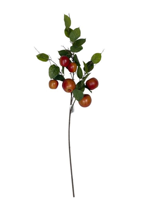 Rama Artificial de Manzana 95cm Artificial - Estilo Natural para Interiores y Vitrinas