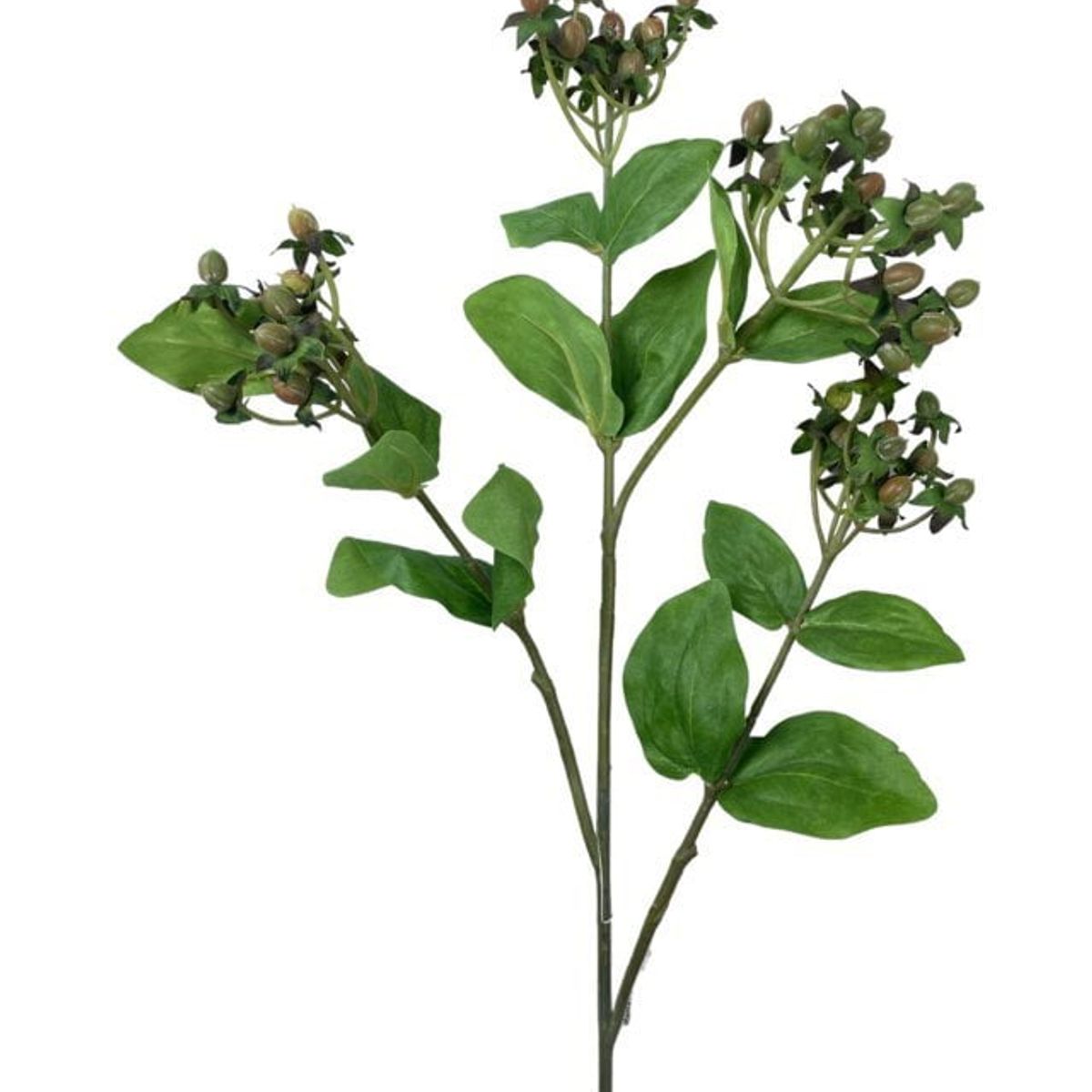 COREL - Rama Artificial Hypericum 84cm Artificial - Estilo Natural para Interiores y Vitrinas