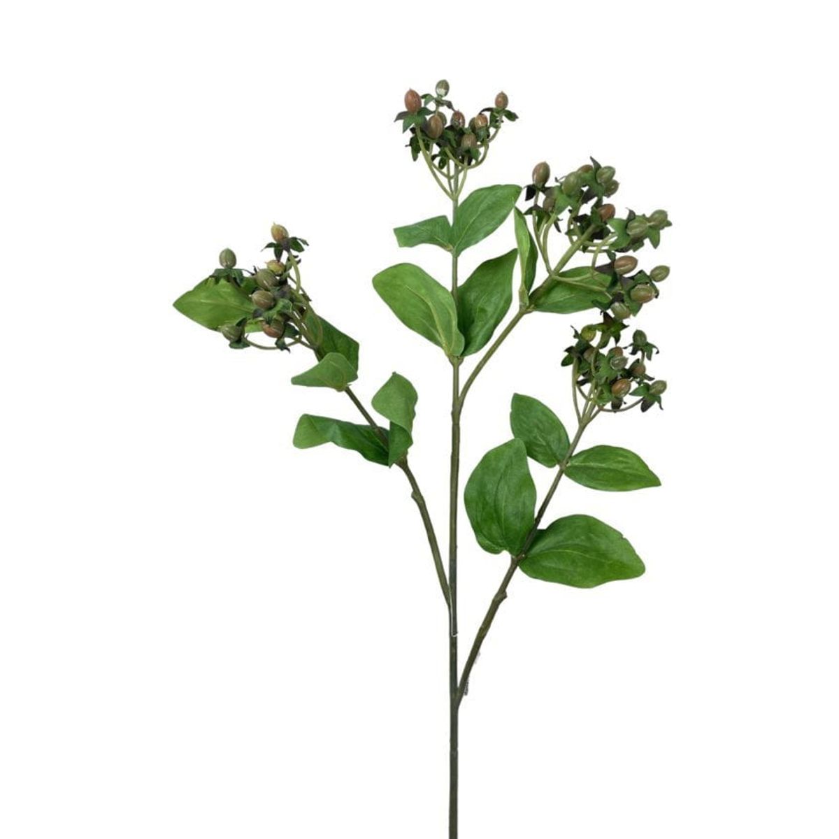 COREL - Rama Artificial Hypericum 84cm Artificial - Estilo Natural para Interiores y Vitrinas