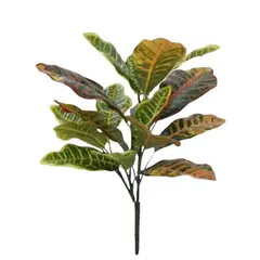COREL - Ramo Crotón 55cm Artificial - Estilo Natural para Interiores y Vitrinas