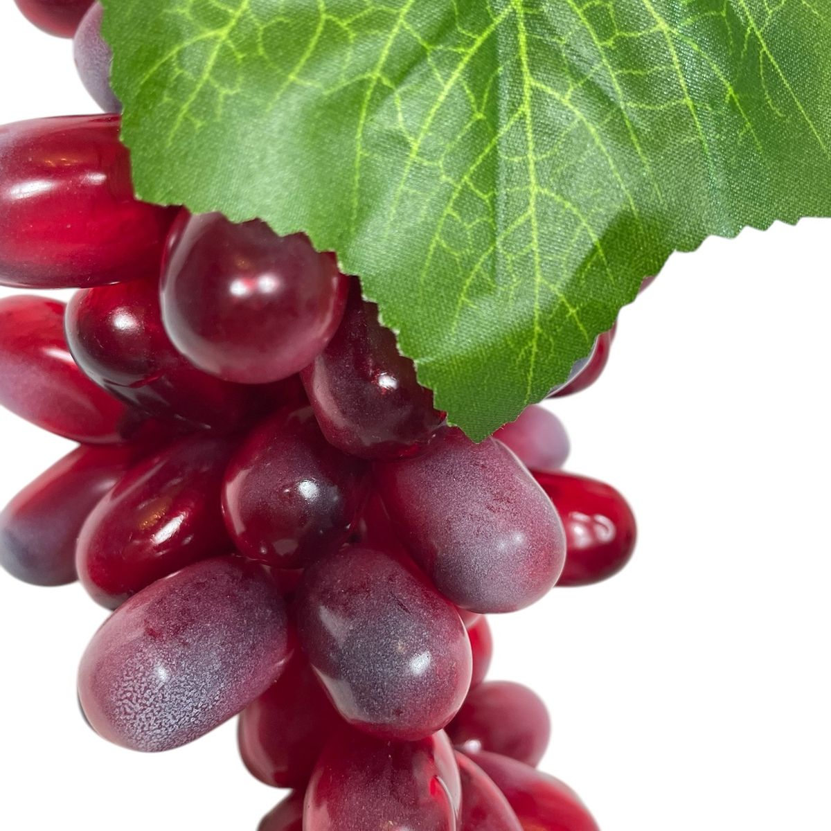 COREL - Ramo de Uva Roja Artificial Artificial - Estilo Natural para Interiores y Vitrinas