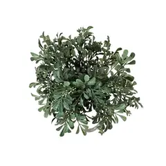 COREL - Ramo Hoja Chica Con Florencia 16cm Artificial - Estilo Natural para Interiores y Vitrinas