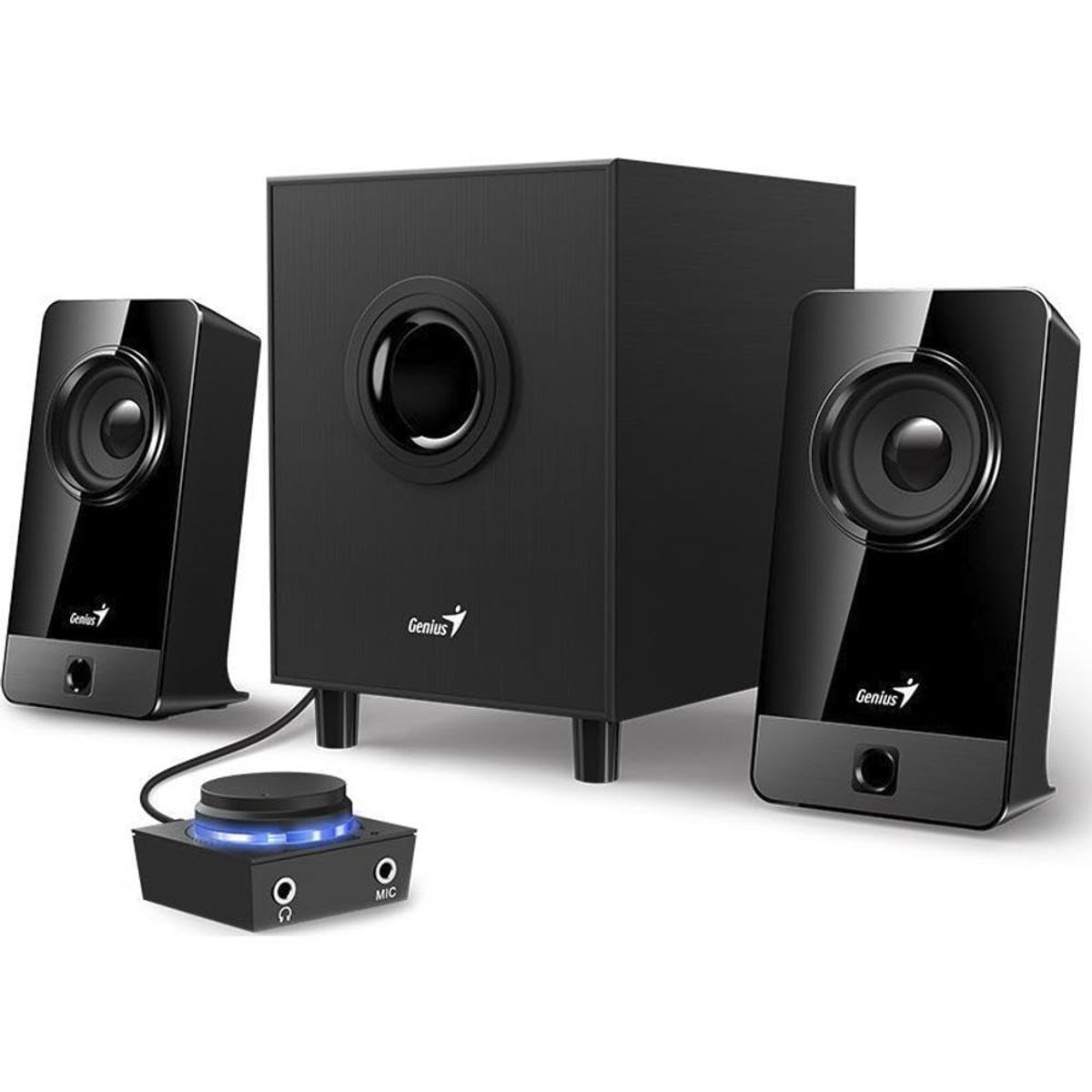 GENIUS - Parlante Con Subwoofer Genius 2.1 10W RMS SW-2.1 300X